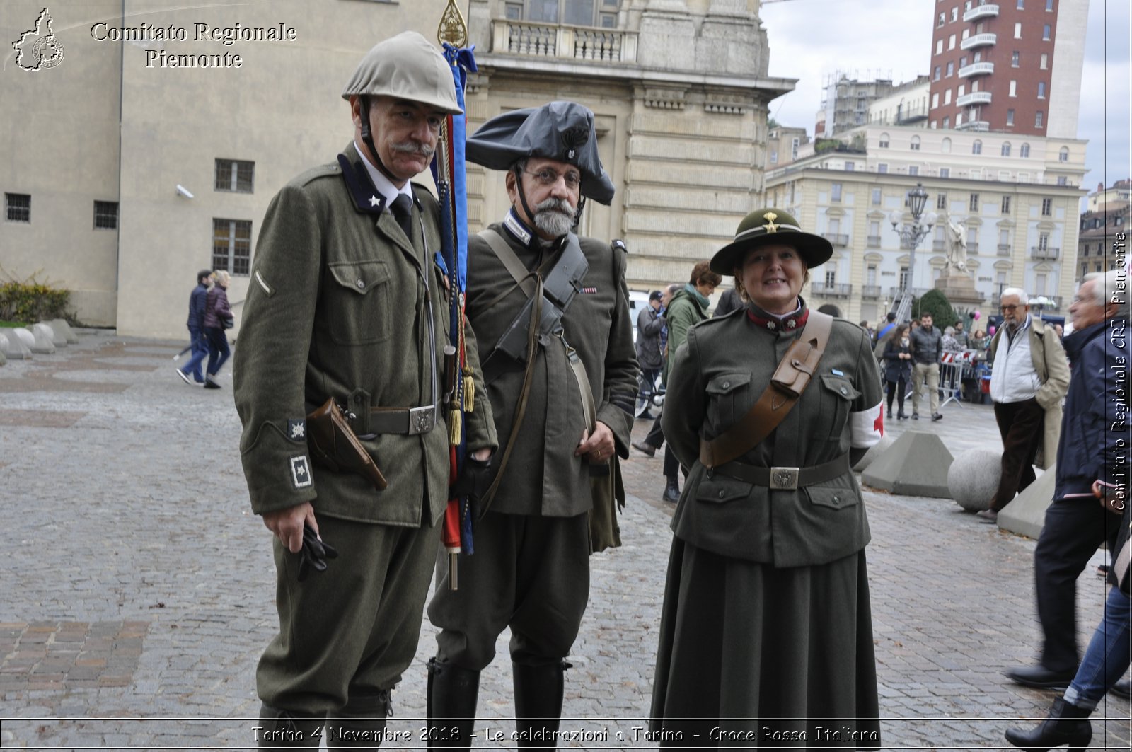 Torino 4 Novembre 2018 - Le celebrazioni a Torino - Croce Rossa Italiana- Comitato Regionale del Piemonte