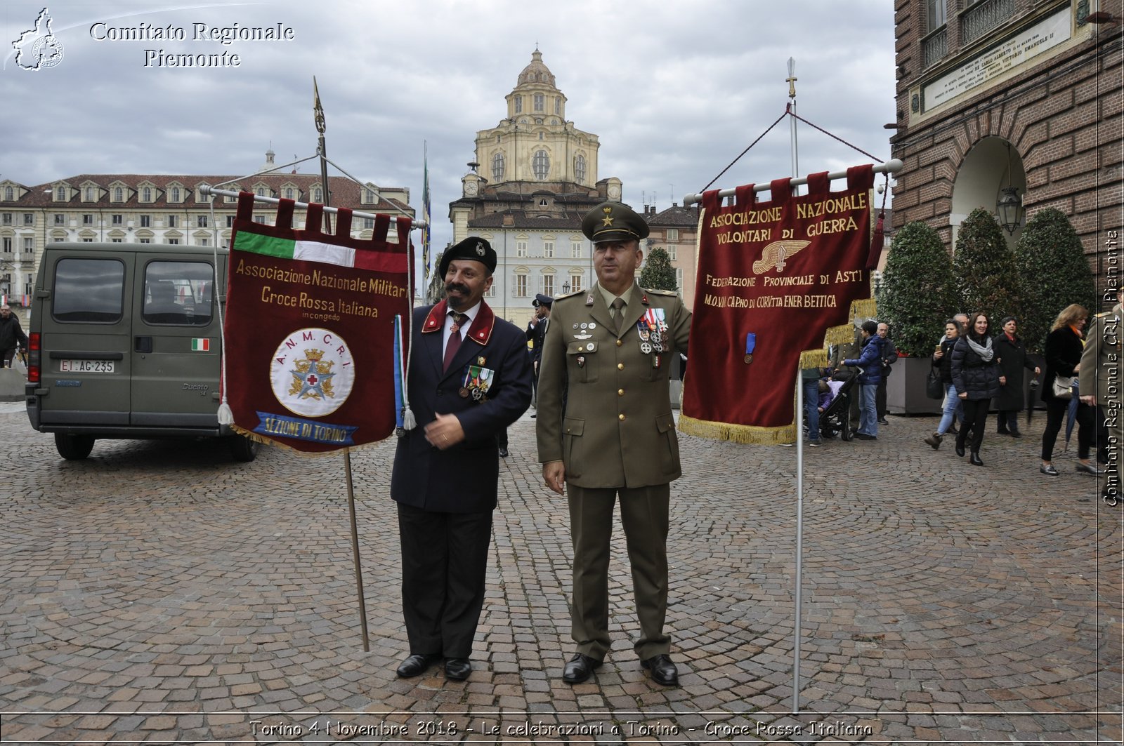 Torino 4 Novembre 2018 - Le celebrazioni a Torino - Croce Rossa Italiana- Comitato Regionale del Piemonte