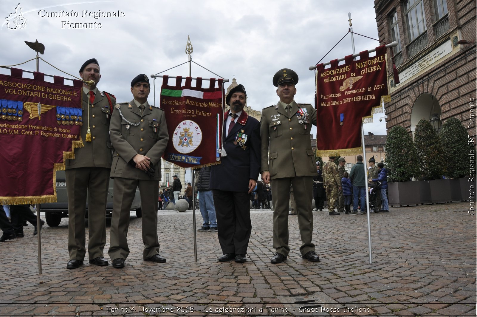 Torino 4 Novembre 2018 - Le celebrazioni a Torino - Croce Rossa Italiana- Comitato Regionale del Piemonte