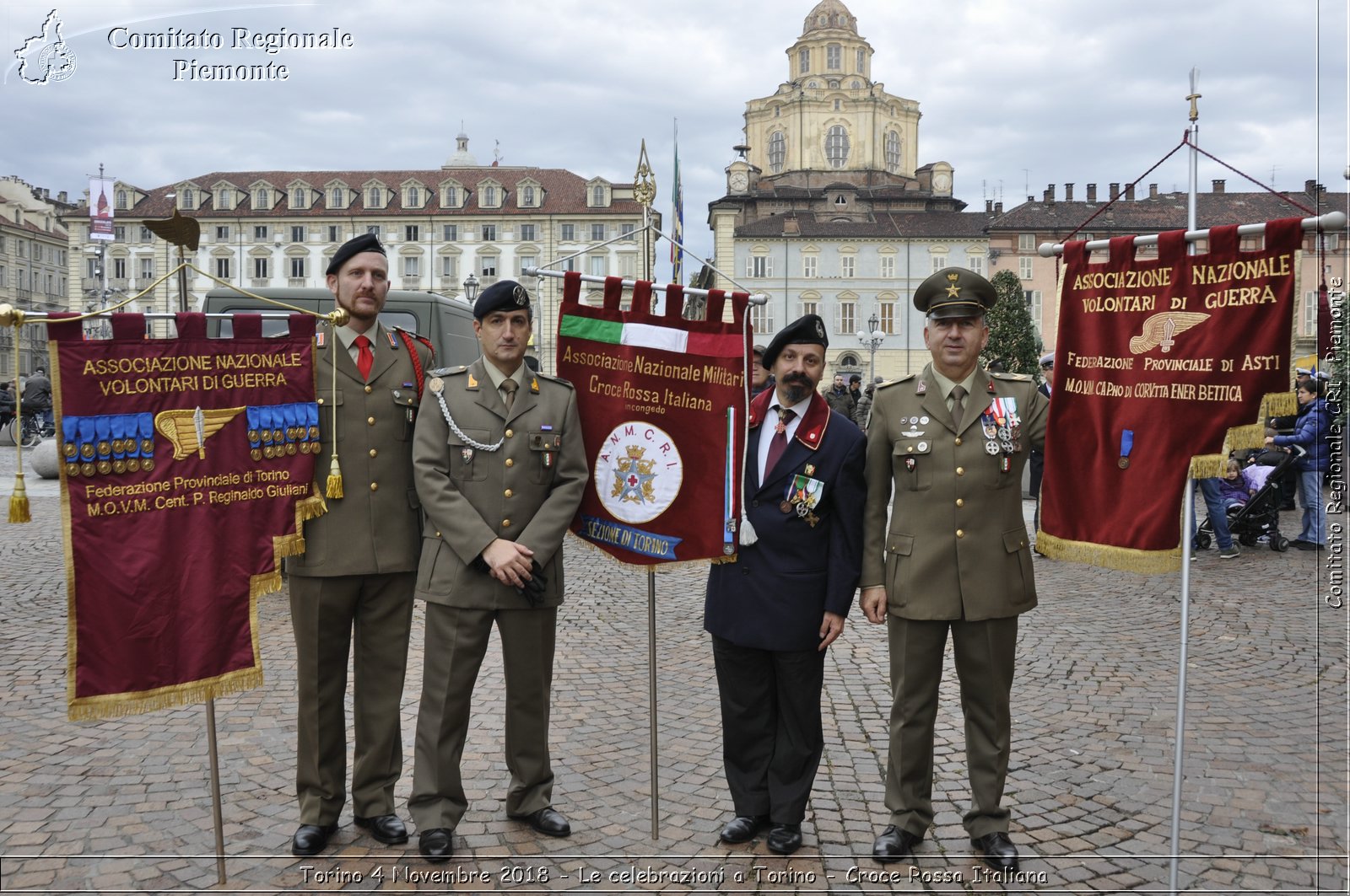 Torino 4 Novembre 2018 - Le celebrazioni a Torino - Croce Rossa Italiana- Comitato Regionale del Piemonte