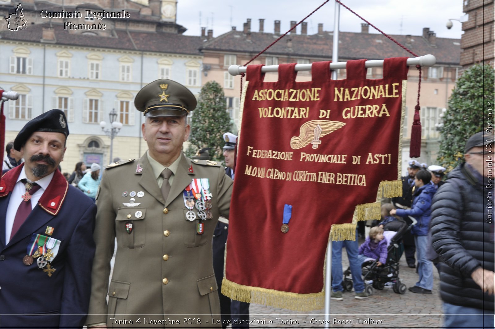 Torino 4 Novembre 2018 - Le celebrazioni a Torino - Croce Rossa Italiana- Comitato Regionale del Piemonte