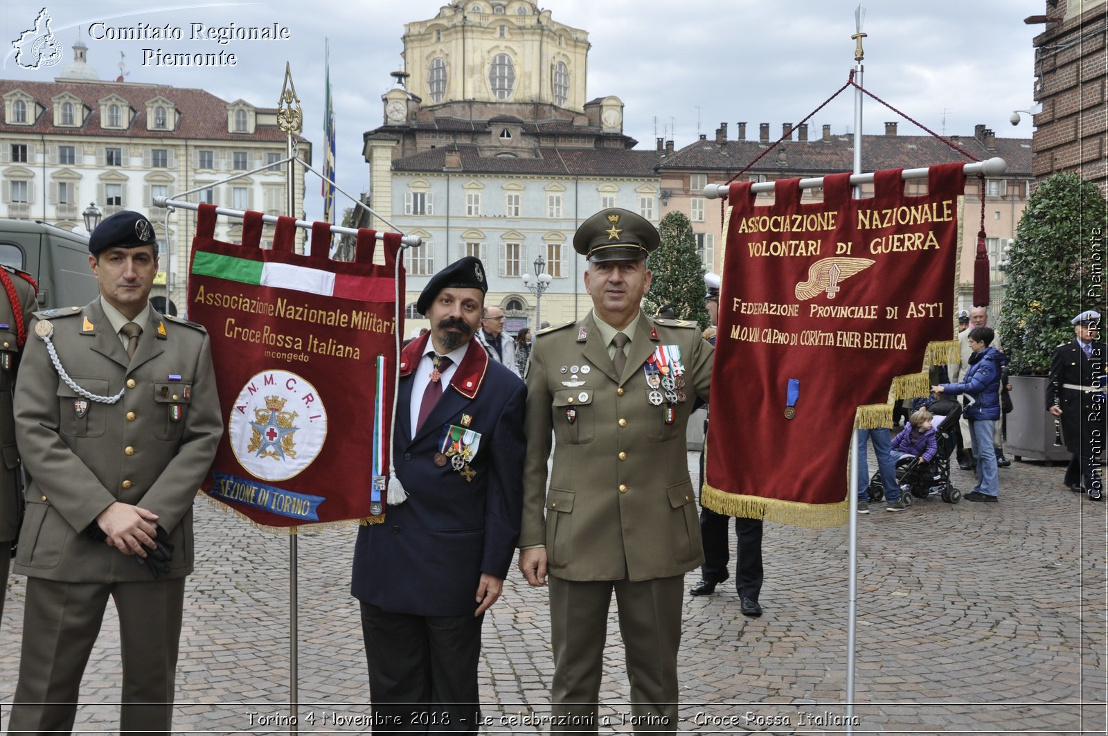 Torino 4 Novembre 2018 - Le celebrazioni a Torino - Croce Rossa Italiana- Comitato Regionale del Piemonte