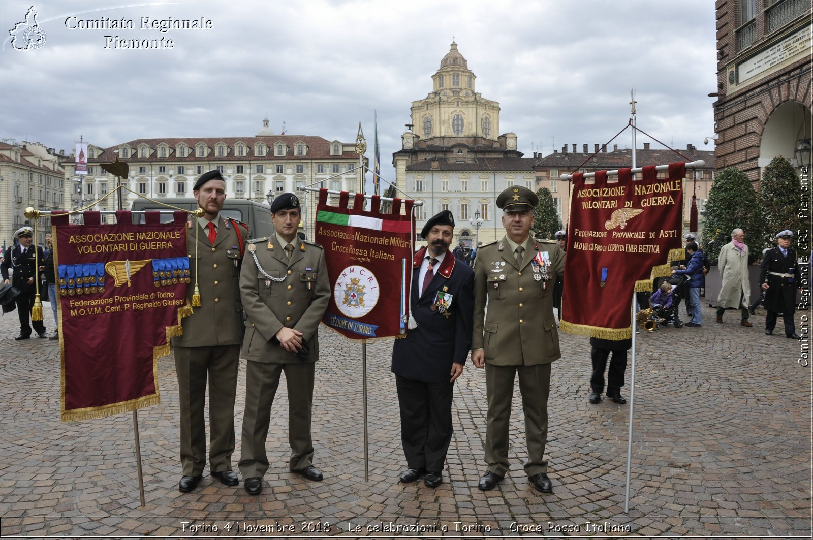 Torino 4 Novembre 2018 - Le celebrazioni a Torino - Croce Rossa Italiana- Comitato Regionale del Piemonte