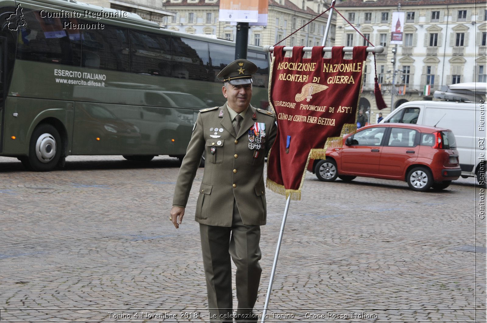 Torino 4 Novembre 2018 - Le celebrazioni a Torino - Croce Rossa Italiana- Comitato Regionale del Piemonte