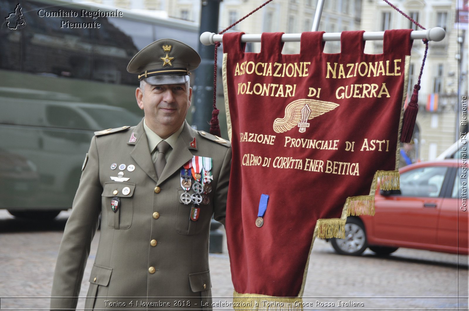 Torino 4 Novembre 2018 - Le celebrazioni a Torino - Croce Rossa Italiana- Comitato Regionale del Piemonte