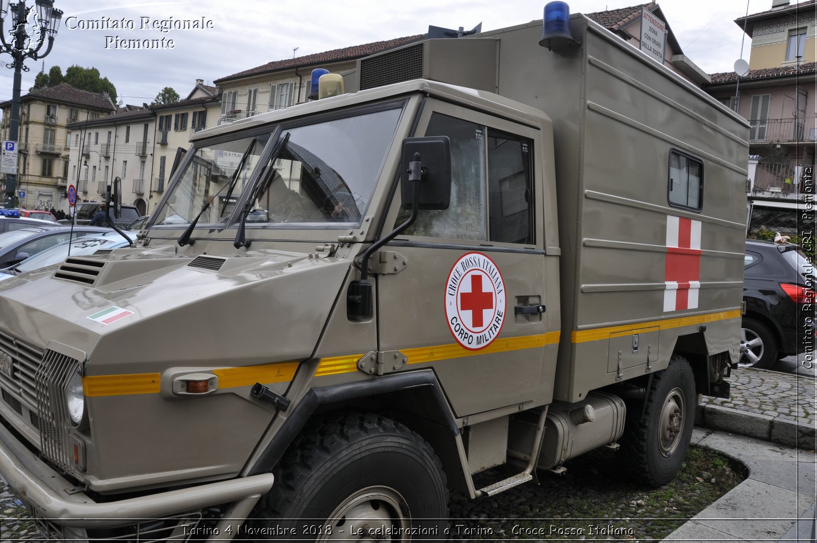 Torino 4 Novembre 2018 - Le celebrazioni a Torino - Croce Rossa Italiana- Comitato Regionale del Piemonte