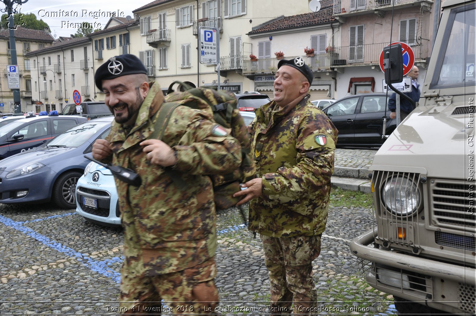 Torino 4 Novembre 2018 - Le celebrazioni a Torino - Croce Rossa Italiana- Comitato Regionale del Piemonte