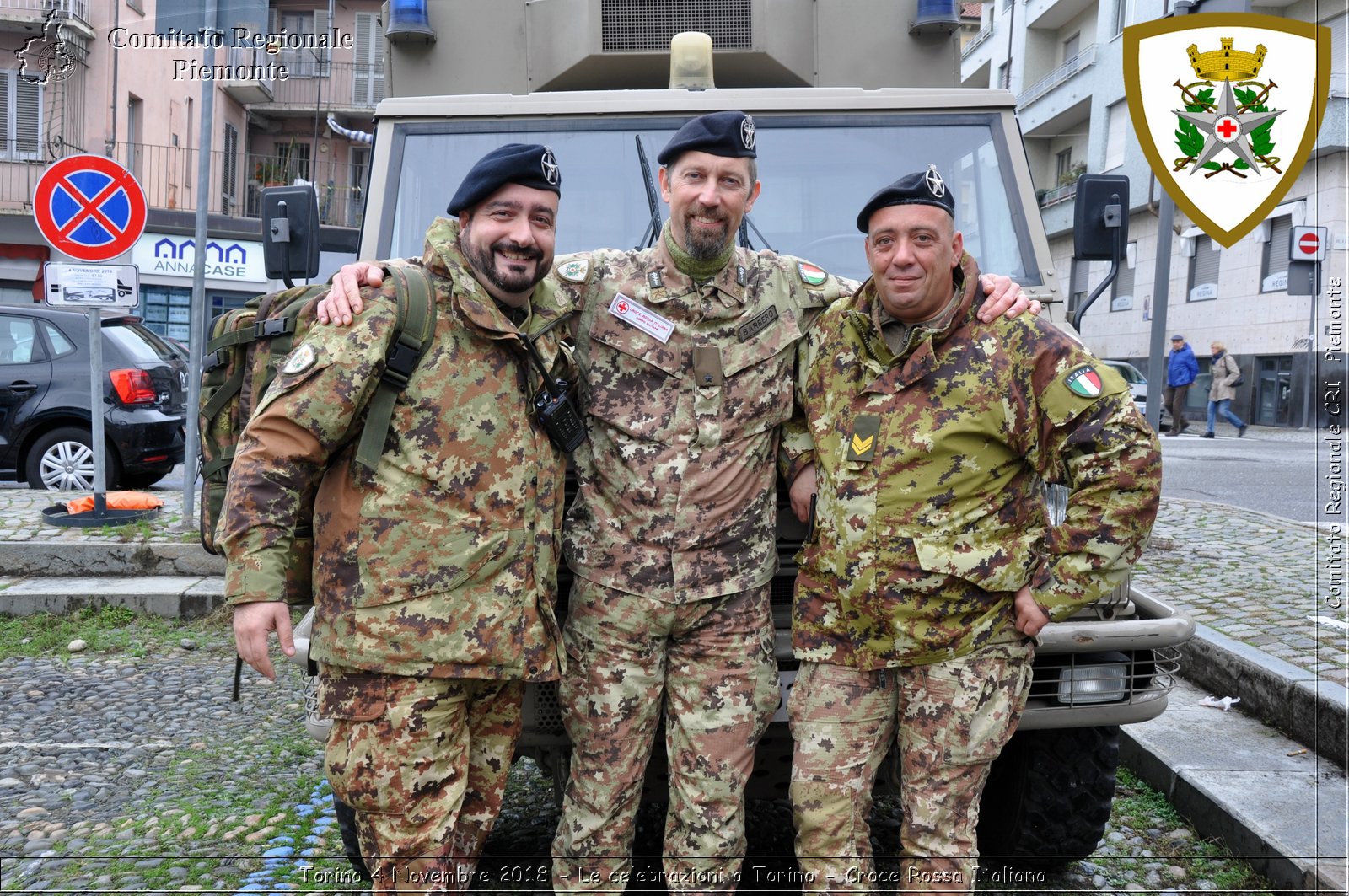 Torino 4 Novembre 2018 - Le celebrazioni a Torino - Croce Rossa Italiana- Comitato Regionale del Piemonte