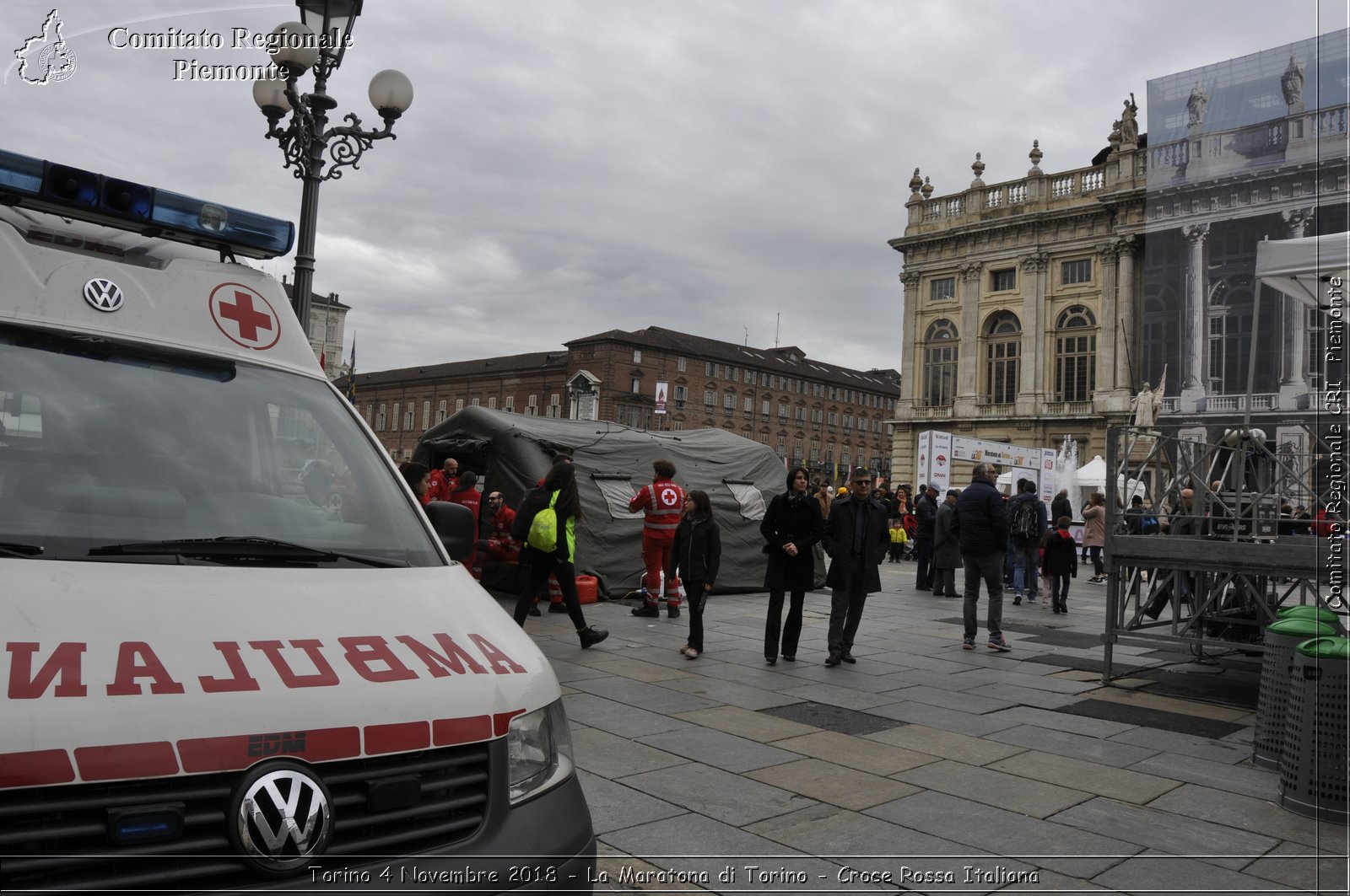 Torino 4 Novembre 2018 - La Maratona di Torino - Croce Rossa Italiana- Comitato Regionale del Piemonte