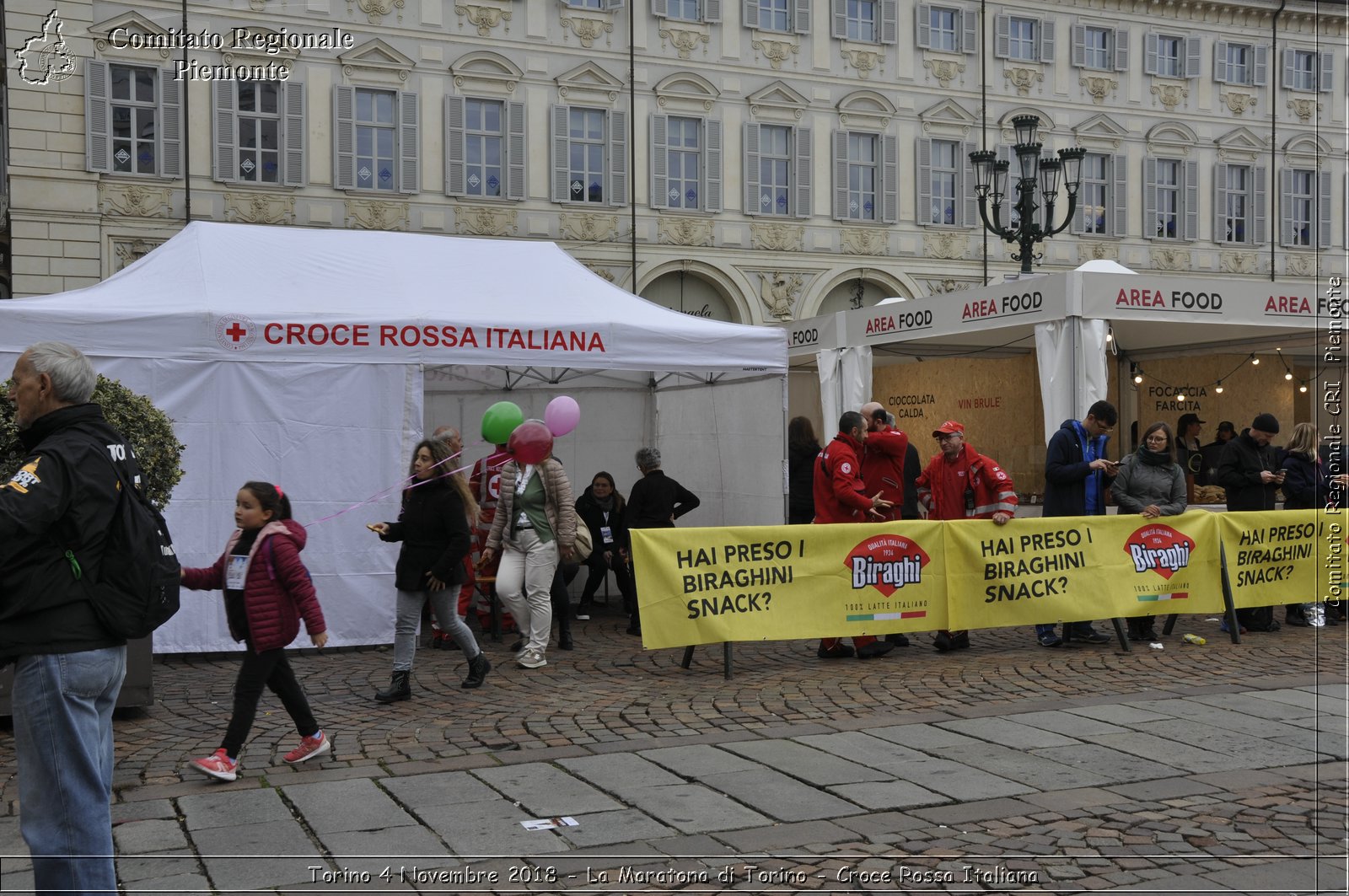 Torino 4 Novembre 2018 - La Maratona di Torino - Croce Rossa Italiana- Comitato Regionale del Piemonte