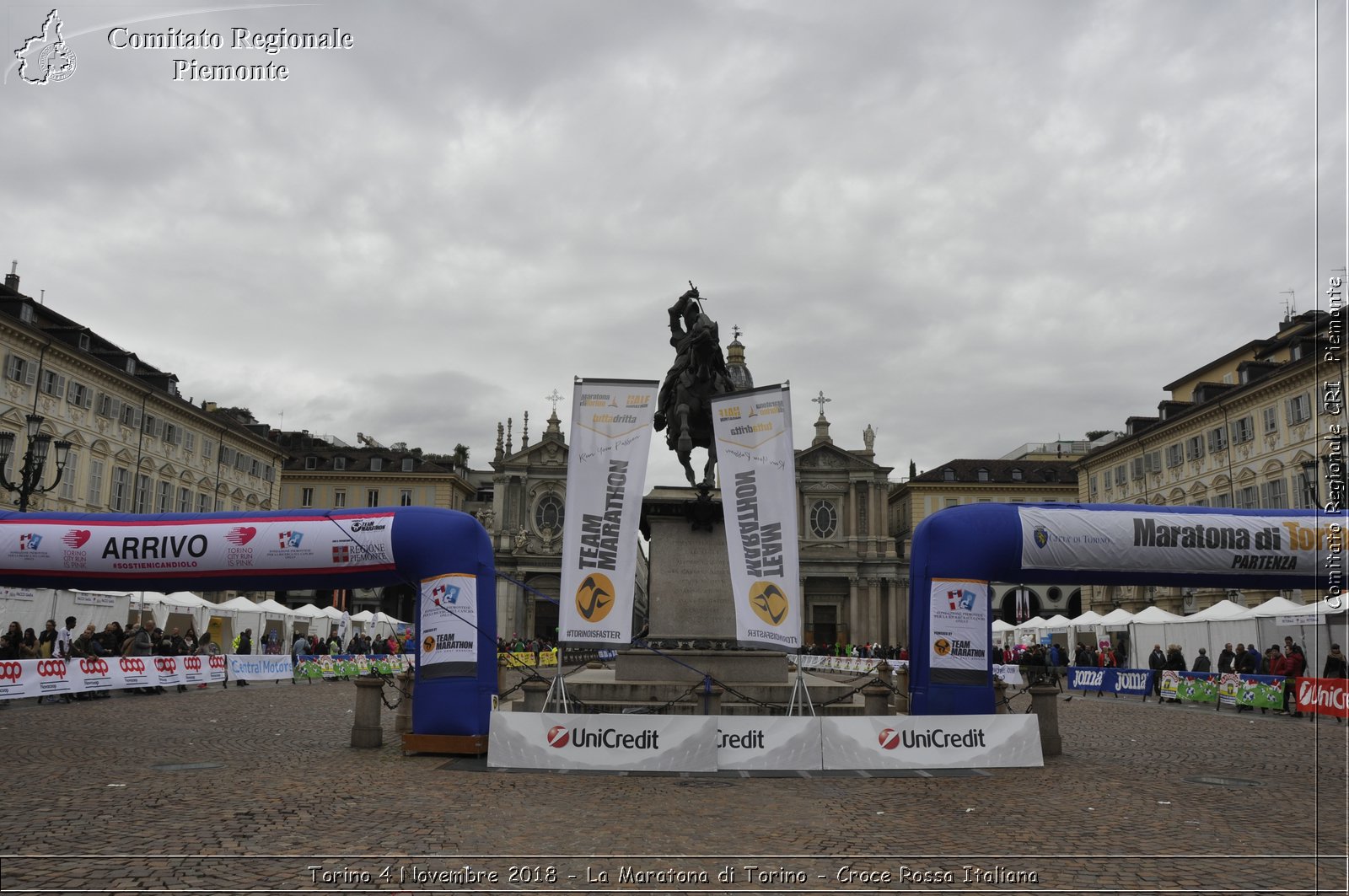 Torino 4 Novembre 2018 - La Maratona di Torino - Croce Rossa Italiana- Comitato Regionale del Piemonte