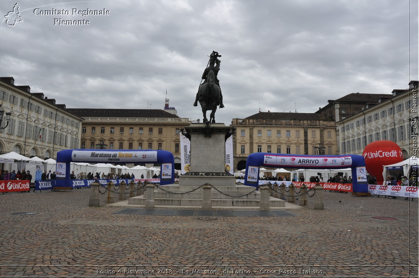 Torino 4 Novembre 2018 - La Maratona di Torino - Croce Rossa Italiana- Comitato Regionale del Piemonte