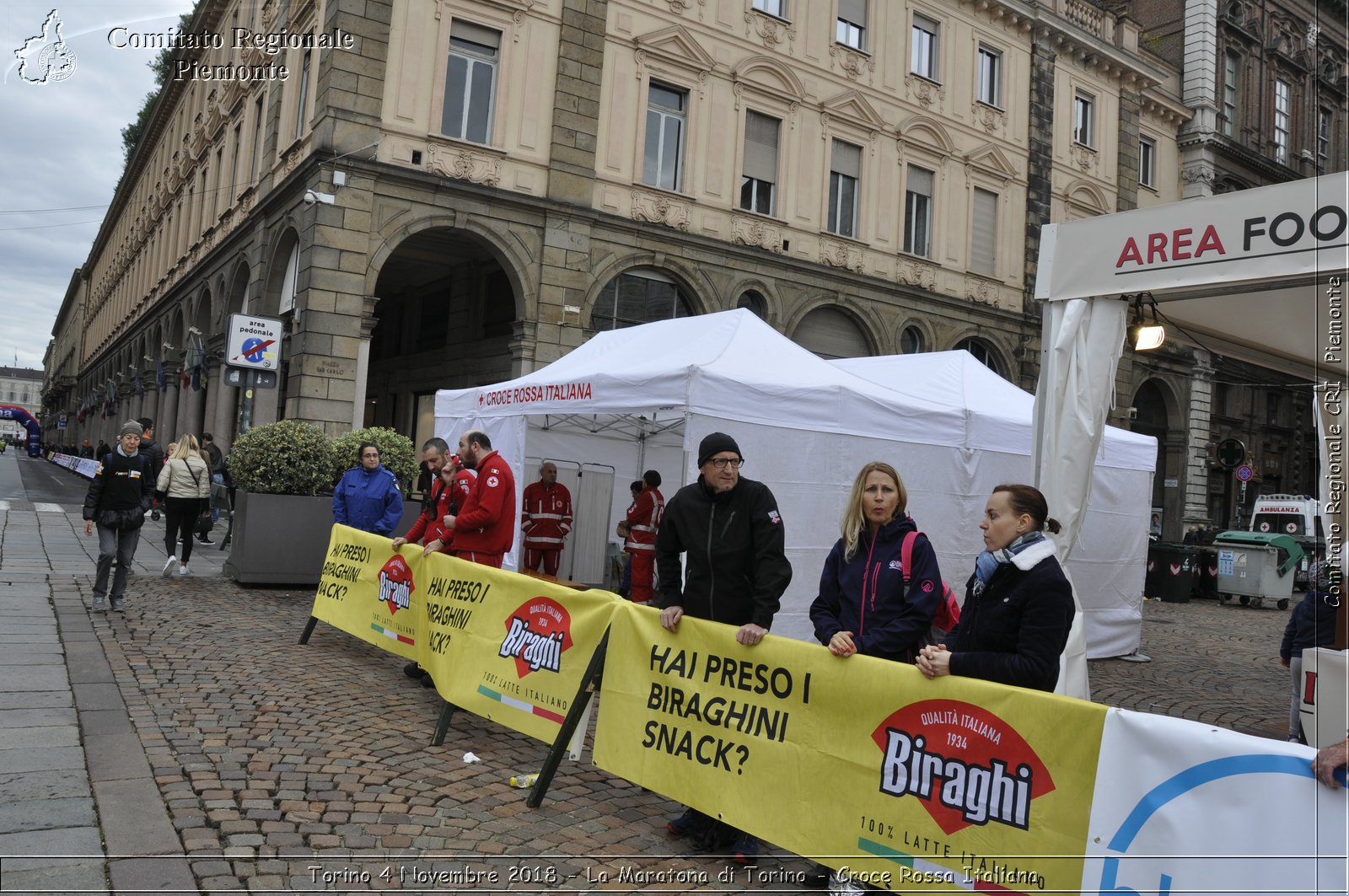 Torino 4 Novembre 2018 - La Maratona di Torino - Croce Rossa Italiana- Comitato Regionale del Piemonte