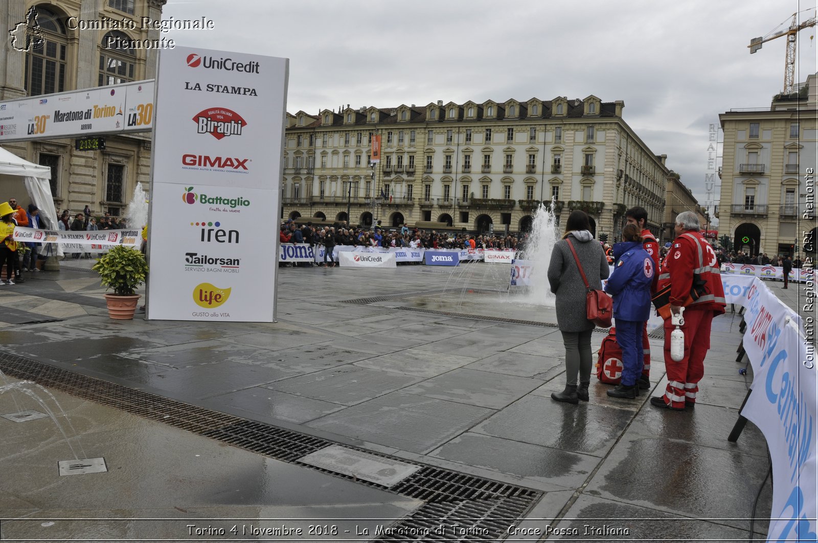 Torino 4 Novembre 2018 - La Maratona di Torino - Croce Rossa Italiana- Comitato Regionale del Piemonte