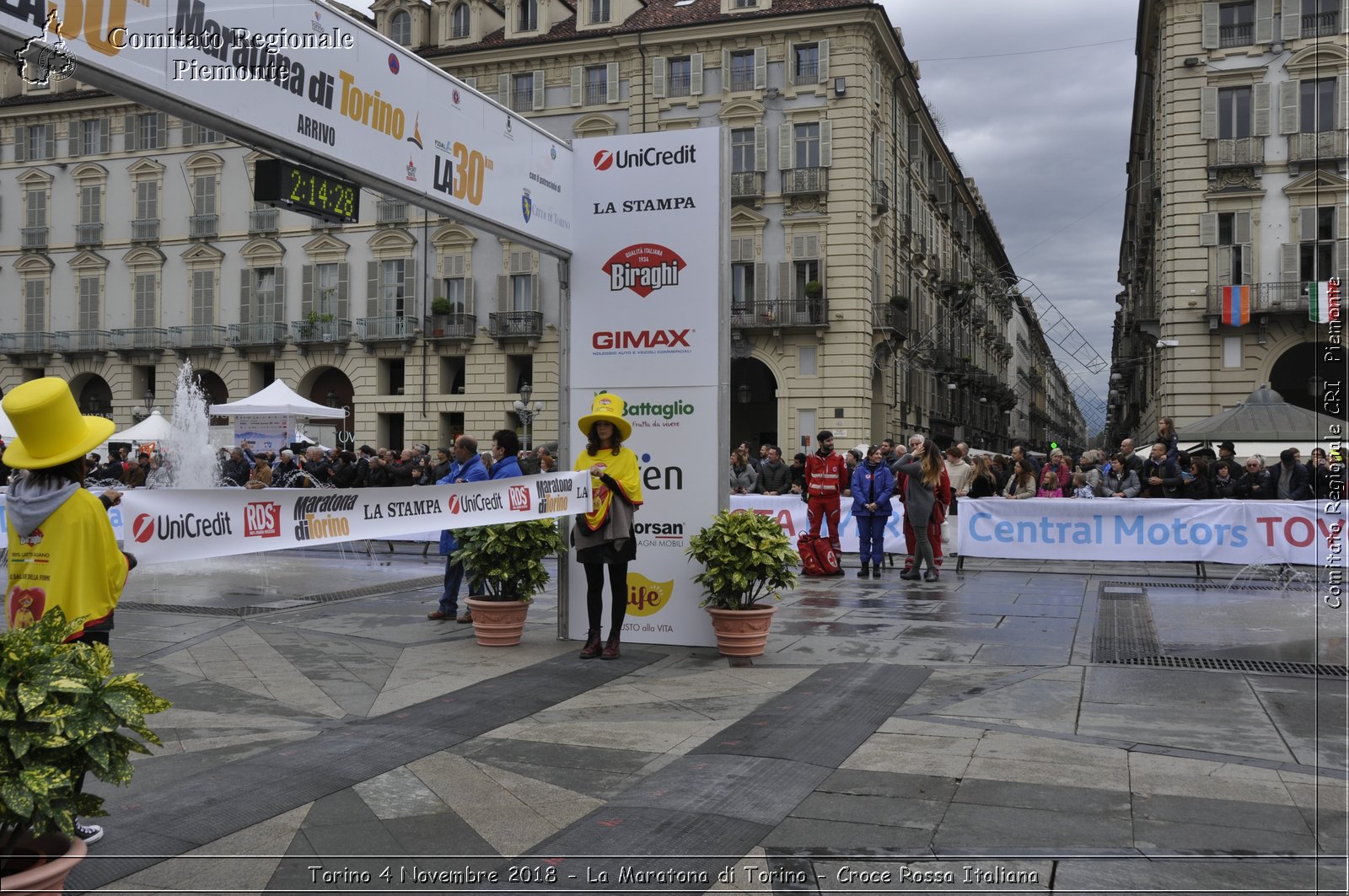 Torino 4 Novembre 2018 - La Maratona di Torino - Croce Rossa Italiana- Comitato Regionale del Piemonte