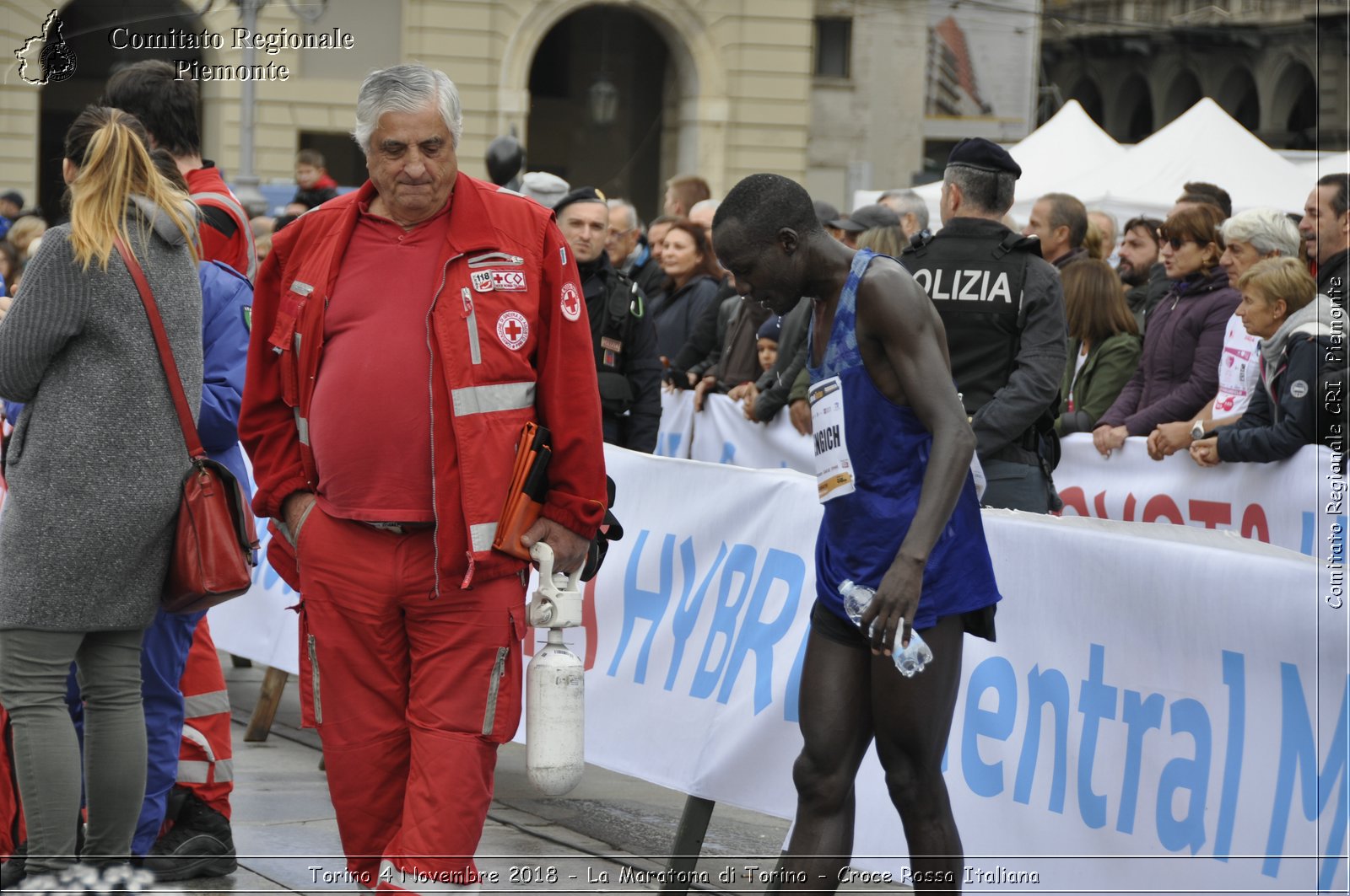 Torino 4 Novembre 2018 - La Maratona di Torino - Croce Rossa Italiana- Comitato Regionale del Piemonte