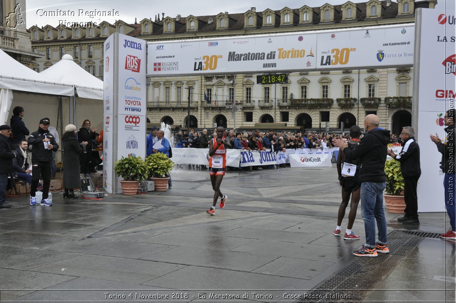 Torino 4 Novembre 2018 - La Maratona di Torino - Croce Rossa Italiana- Comitato Regionale del Piemonte