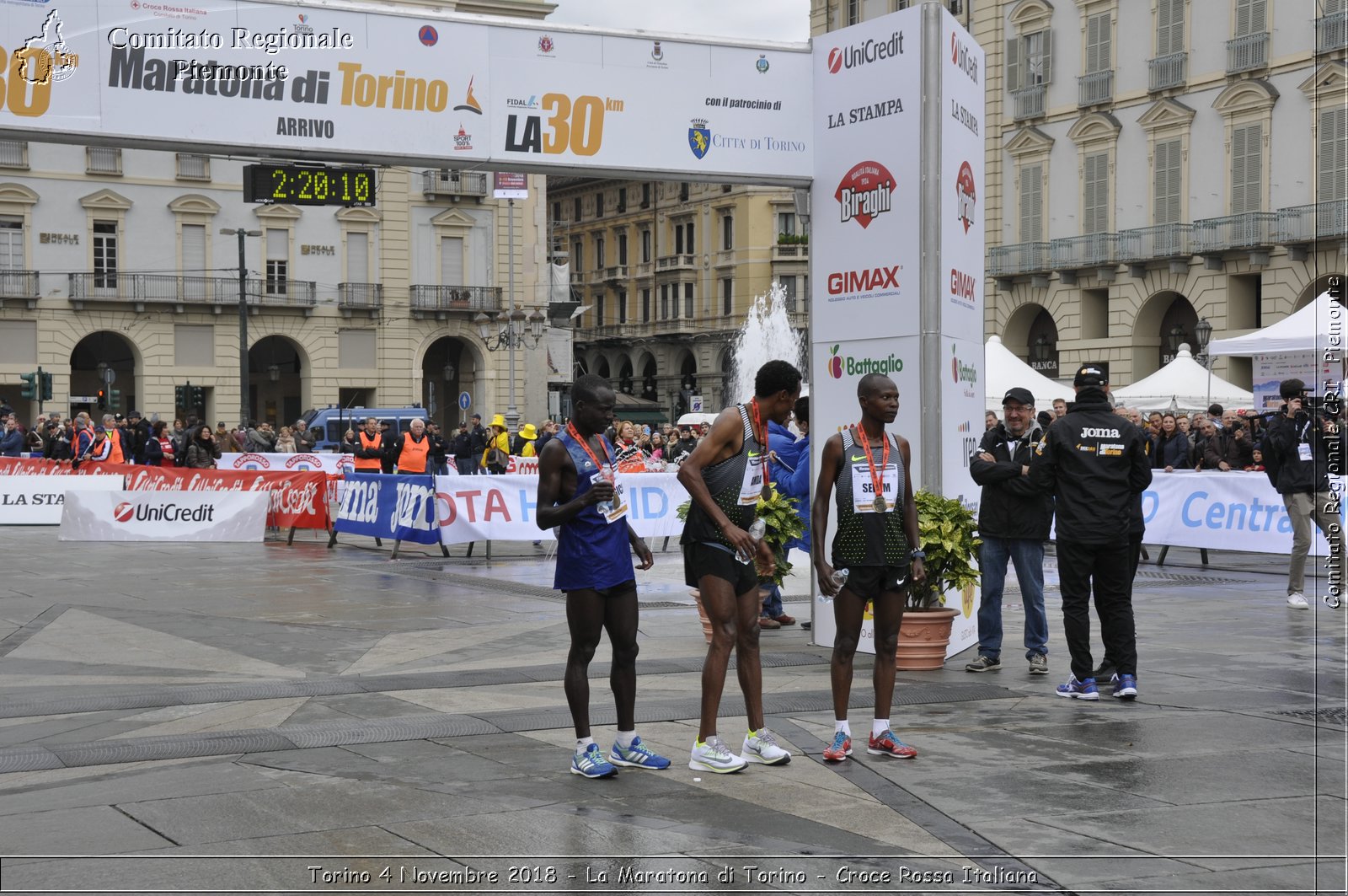 Torino 4 Novembre 2018 - La Maratona di Torino - Croce Rossa Italiana- Comitato Regionale del Piemonte