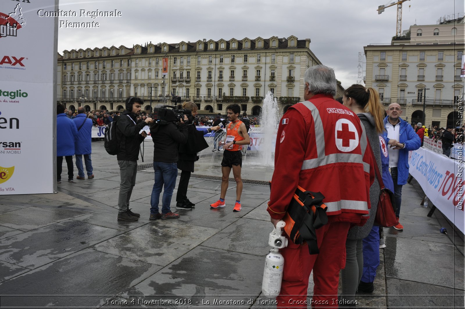 Torino 4 Novembre 2018 - La Maratona di Torino - Croce Rossa Italiana- Comitato Regionale del Piemonte