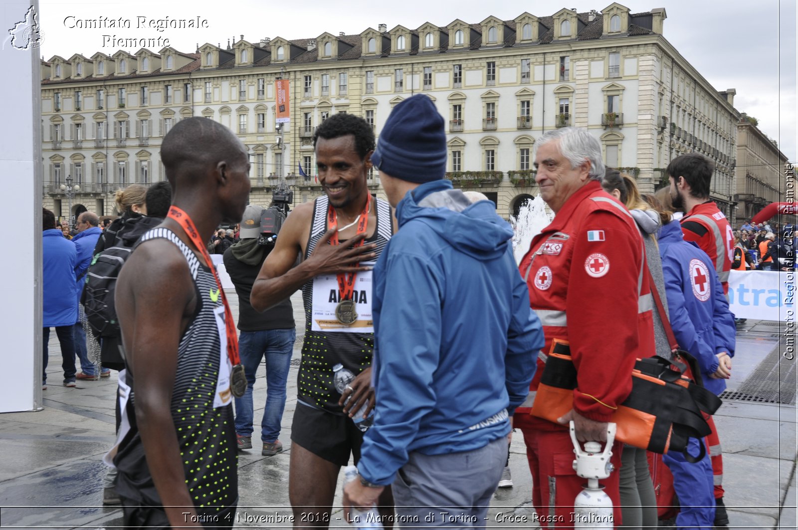 Torino 4 Novembre 2018 - La Maratona di Torino - Croce Rossa Italiana- Comitato Regionale del Piemonte