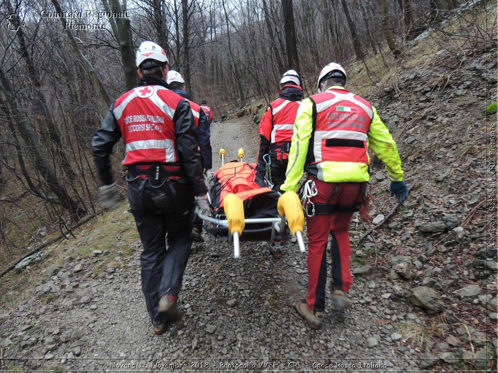 Novara 16 Novembre 2018 - Protocollo VVFF e CRI - Croce Rossa Italiana- Comitato Regionale del Piemonte