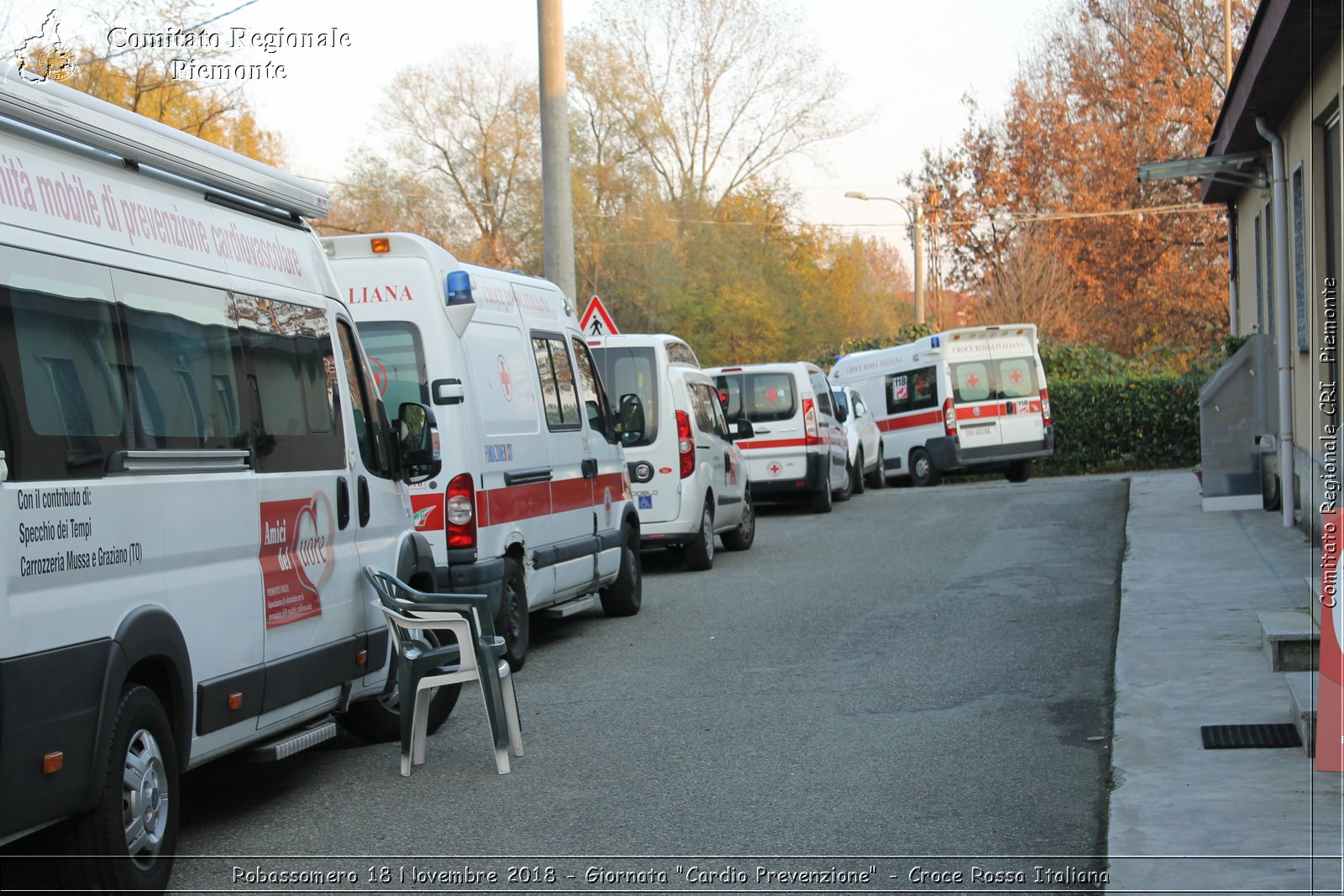 Robassomero 18 Novembre 2018 - Giornata "Cardio Prevenzione" - Croce Rossa Italiana- Comitato Regionale del Piemonte