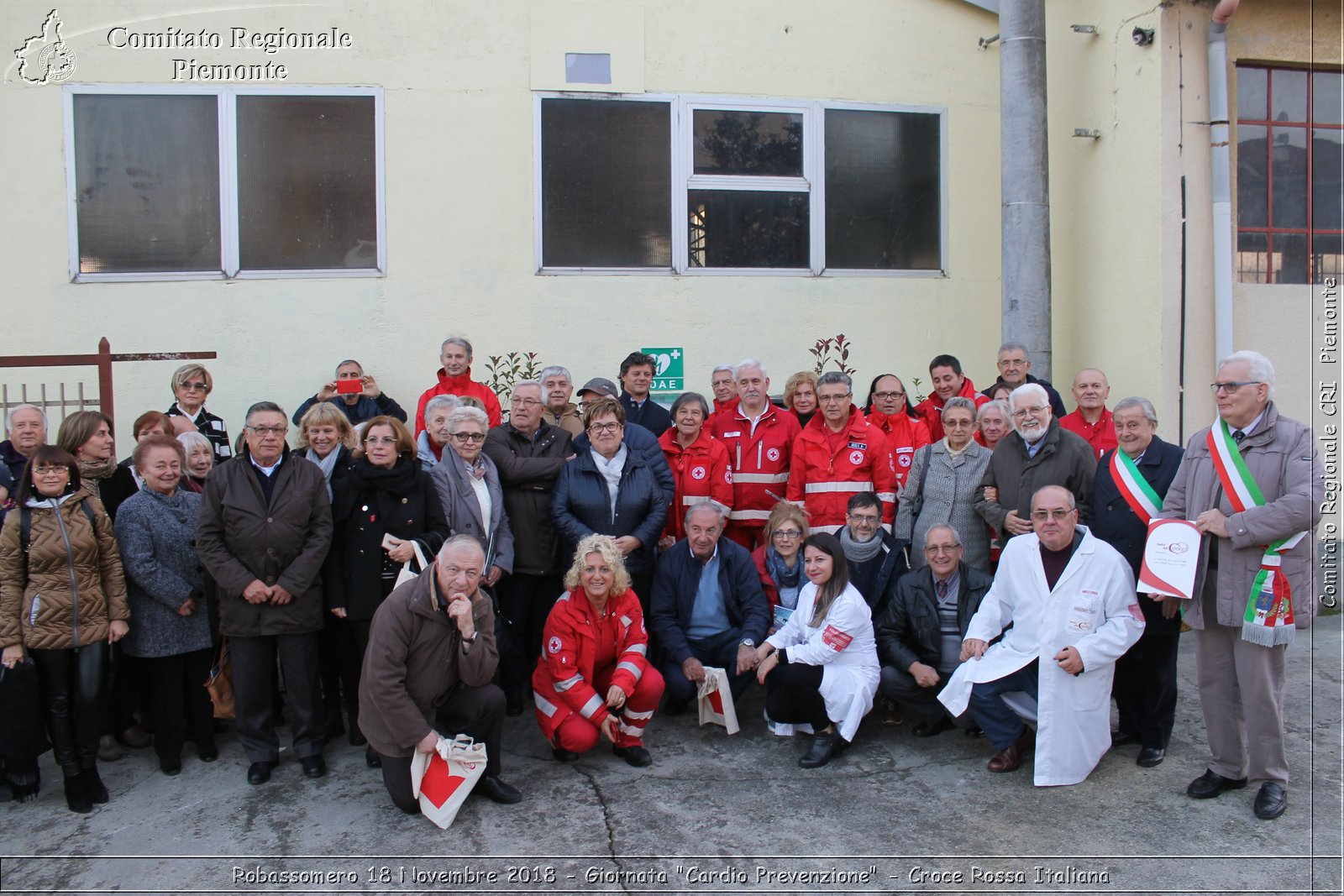 Robassomero 18 Novembre 2018 - Giornata "Cardio Prevenzione" - Croce Rossa Italiana- Comitato Regionale del Piemonte