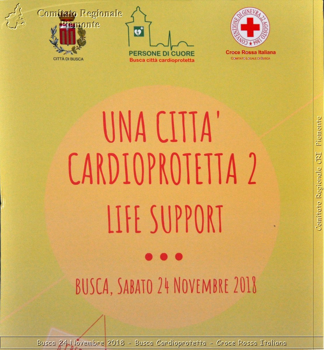 Busca 24 Novembre 2018 - Busca Cardioprotetta - Croce Rossa Italiana- Comitato Regionale del Piemonte