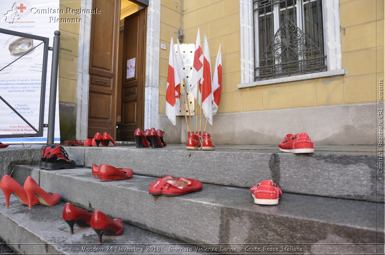 Mondovi 24 Novembre 2018 - Giornata Violenza Donne - Croce Rossa Italiana- Comitato Regionale del Piemonte