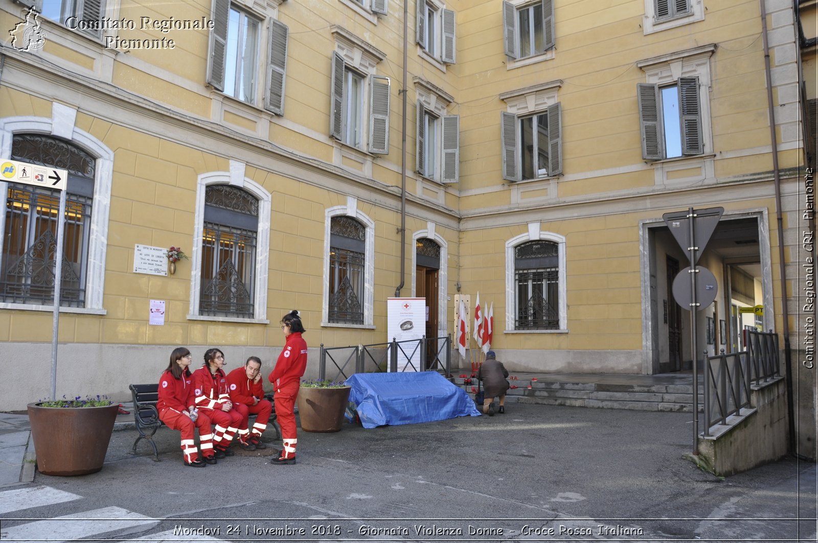 Mondovi 24 Novembre 2018 - Giornata Violenza Donne - Croce Rossa Italiana- Comitato Regionale del Piemonte