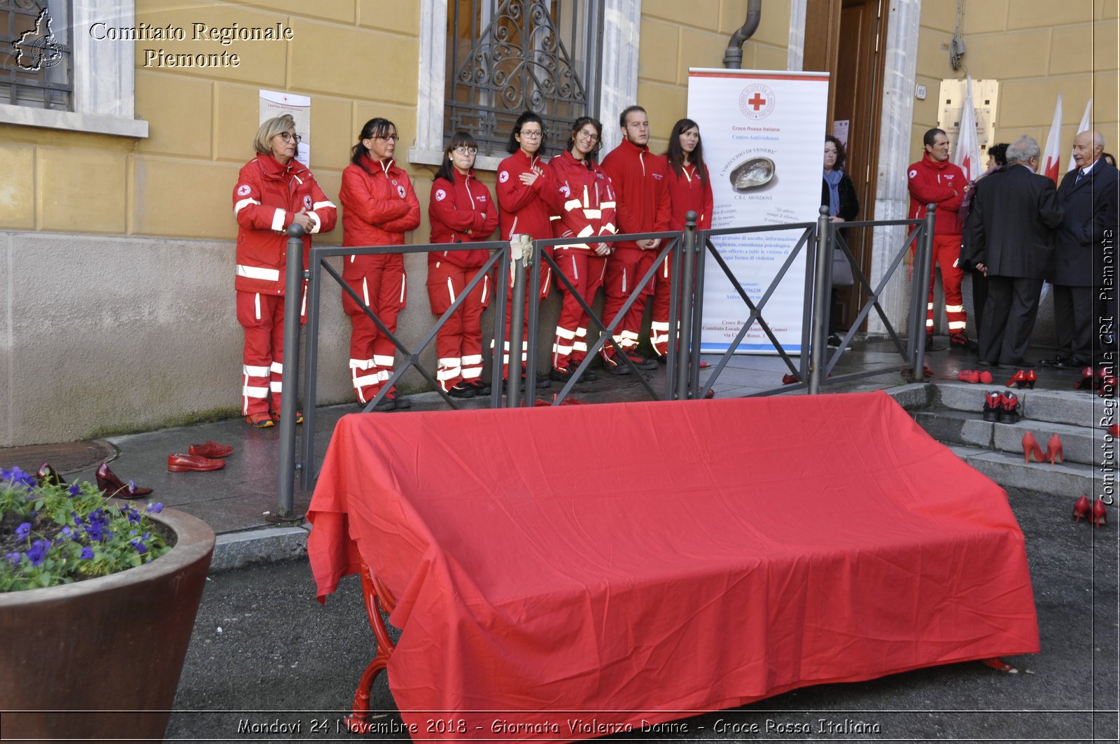 Mondovi 24 Novembre 2018 - Giornata Violenza Donne - Croce Rossa Italiana- Comitato Regionale del Piemonte