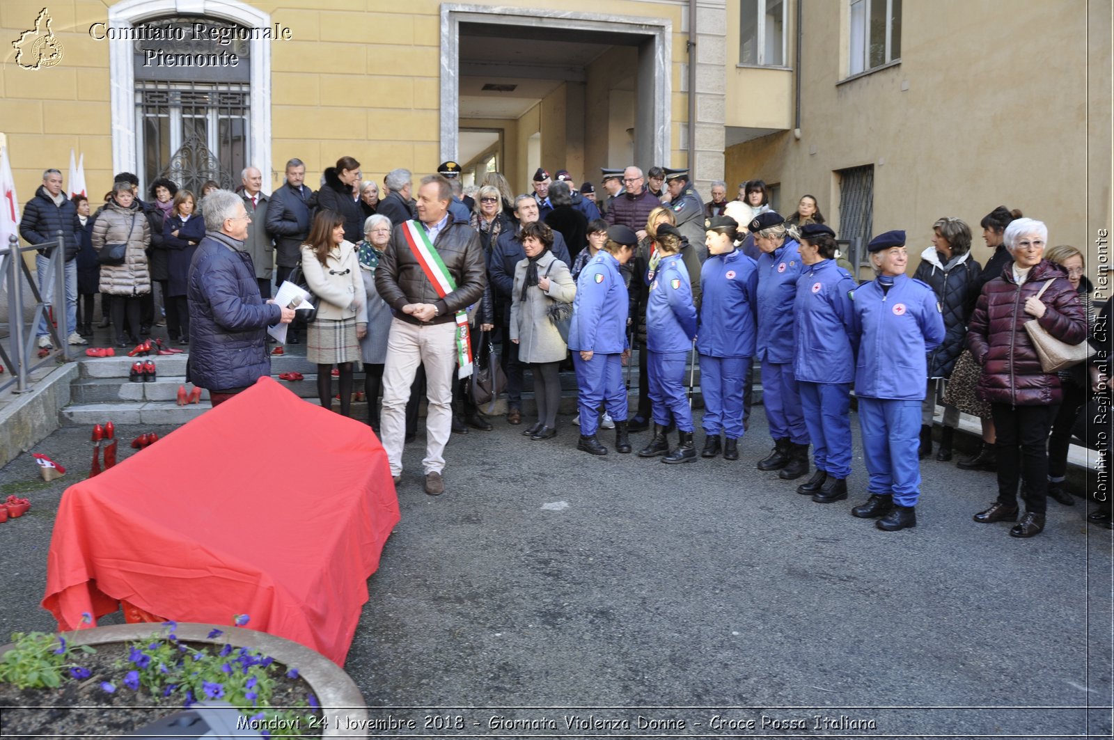 Mondovi 24 Novembre 2018 - Giornata Violenza Donne - Croce Rossa Italiana- Comitato Regionale del Piemonte