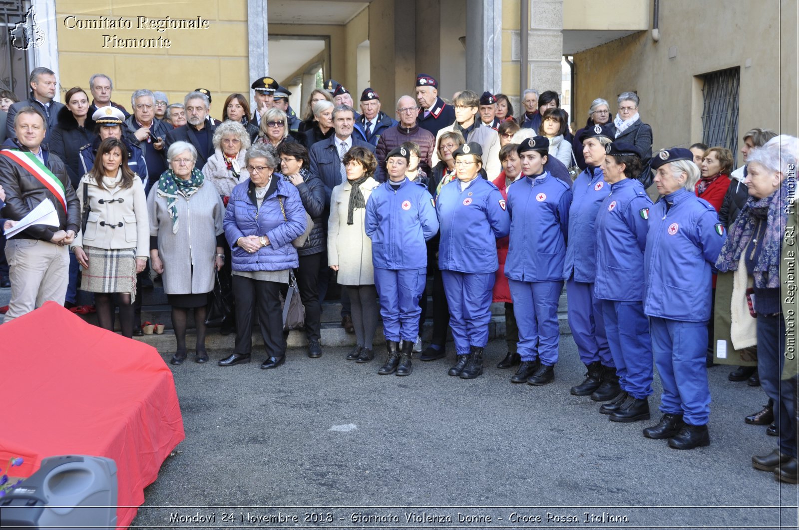 Mondovi 24 Novembre 2018 - Giornata Violenza Donne - Croce Rossa Italiana- Comitato Regionale del Piemonte