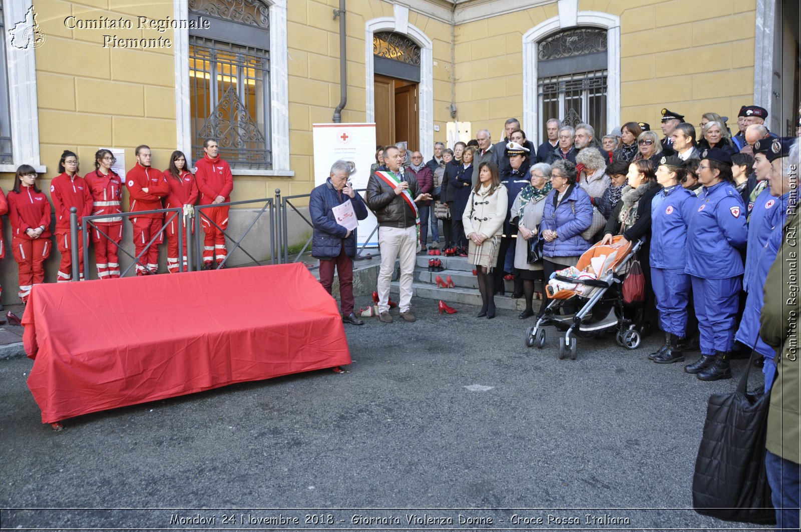 Mondovi 24 Novembre 2018 - Giornata Violenza Donne - Croce Rossa Italiana- Comitato Regionale del Piemonte