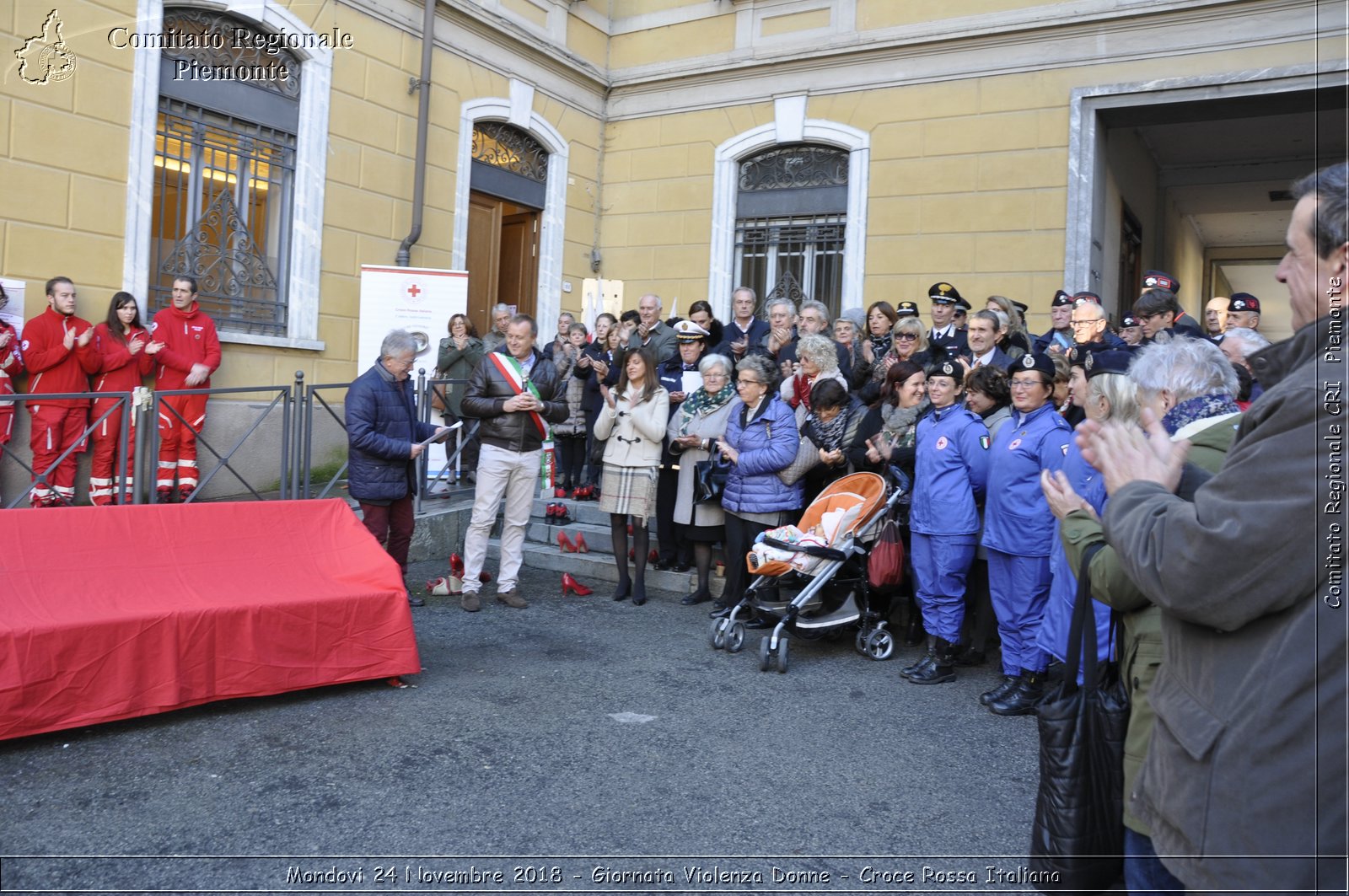 Mondovi 24 Novembre 2018 - Giornata Violenza Donne - Croce Rossa Italiana- Comitato Regionale del Piemonte