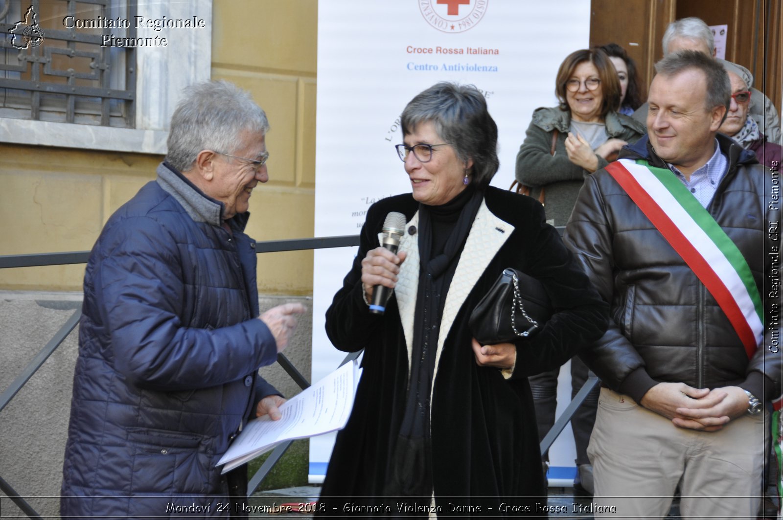 Mondovi 24 Novembre 2018 - Giornata Violenza Donne - Croce Rossa Italiana- Comitato Regionale del Piemonte