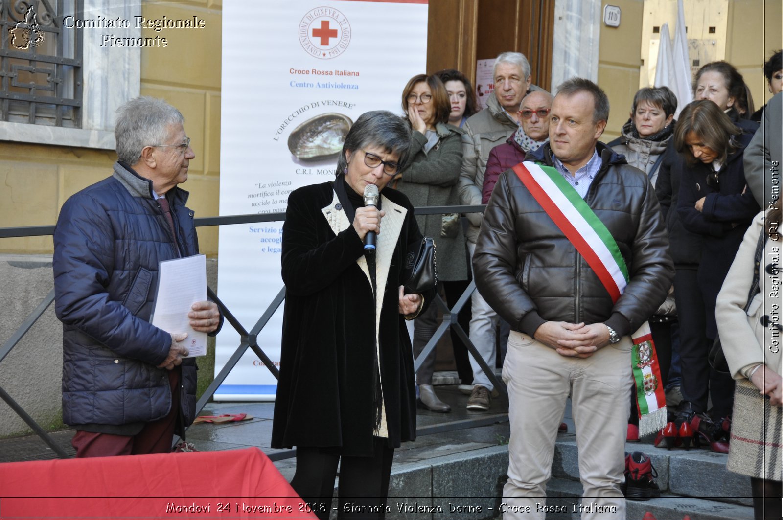 Mondovi 24 Novembre 2018 - Giornata Violenza Donne - Croce Rossa Italiana- Comitato Regionale del Piemonte