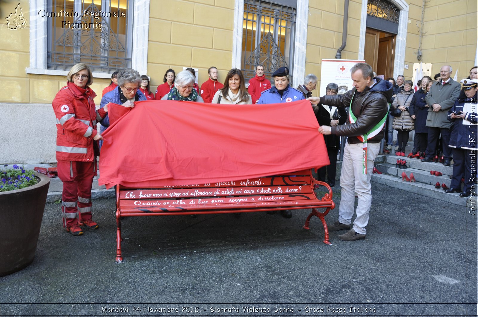 Mondovi 24 Novembre 2018 - Giornata Violenza Donne - Croce Rossa Italiana- Comitato Regionale del Piemonte