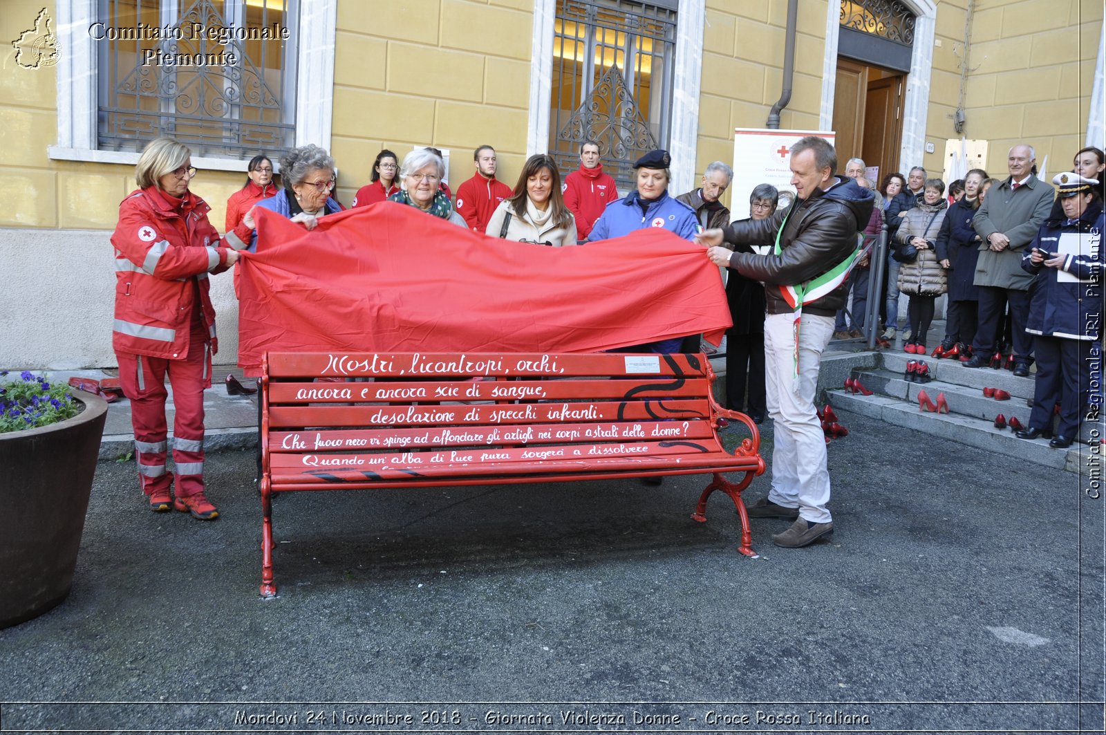 Mondovi 24 Novembre 2018 - Giornata Violenza Donne - Croce Rossa Italiana- Comitato Regionale del Piemonte