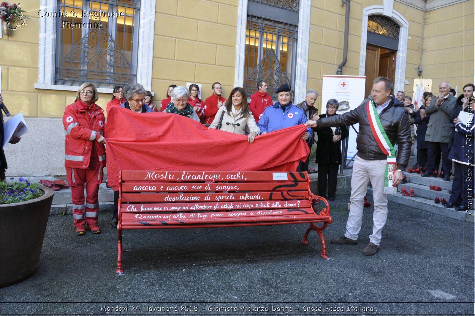 Mondovi 24 Novembre 2018 - Giornata Violenza Donne - Croce Rossa Italiana- Comitato Regionale del Piemonte