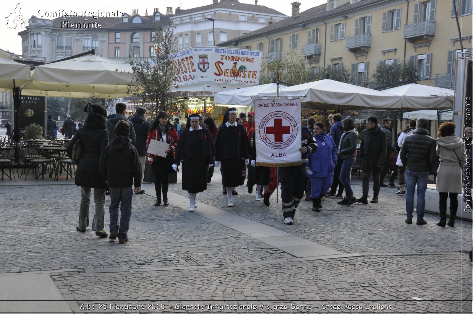 Alba 25 Novembre 2018 - Giornata Internazionale Violenza Donne - Croce Rossa Italiana- Comitato Regionale del Piemonte