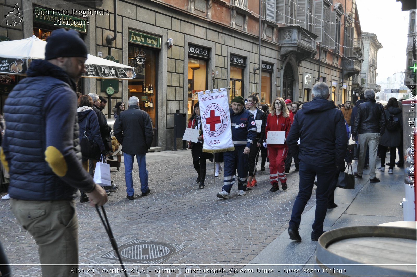 Alba 25 Novembre 2018 - Giornata Internazionale Violenza Donne - Croce Rossa Italiana- Comitato Regionale del Piemonte