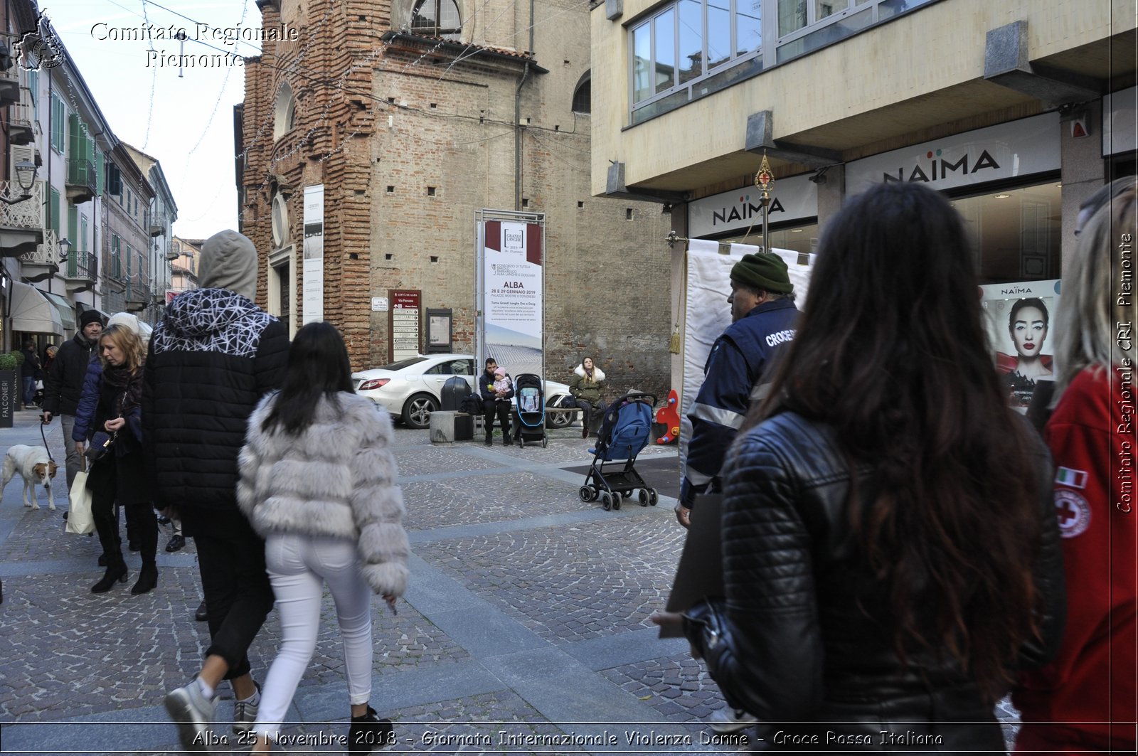 Alba 25 Novembre 2018 - Giornata Internazionale Violenza Donne - Croce Rossa Italiana- Comitato Regionale del Piemonte