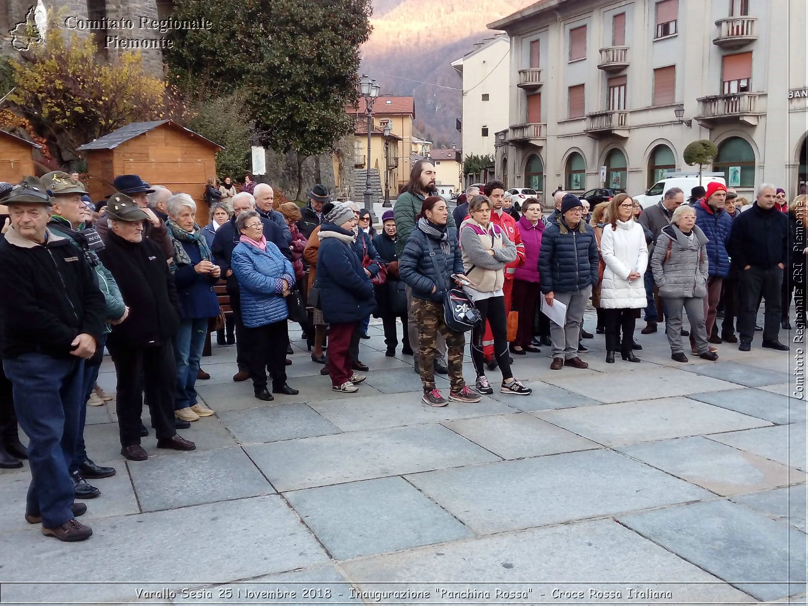 Varallo Sesia 25 Novembre 2018 - Inaugurazione "Panchina Rossa" - Croce Rossa Italiana- Comitato Regionale del Piemonte