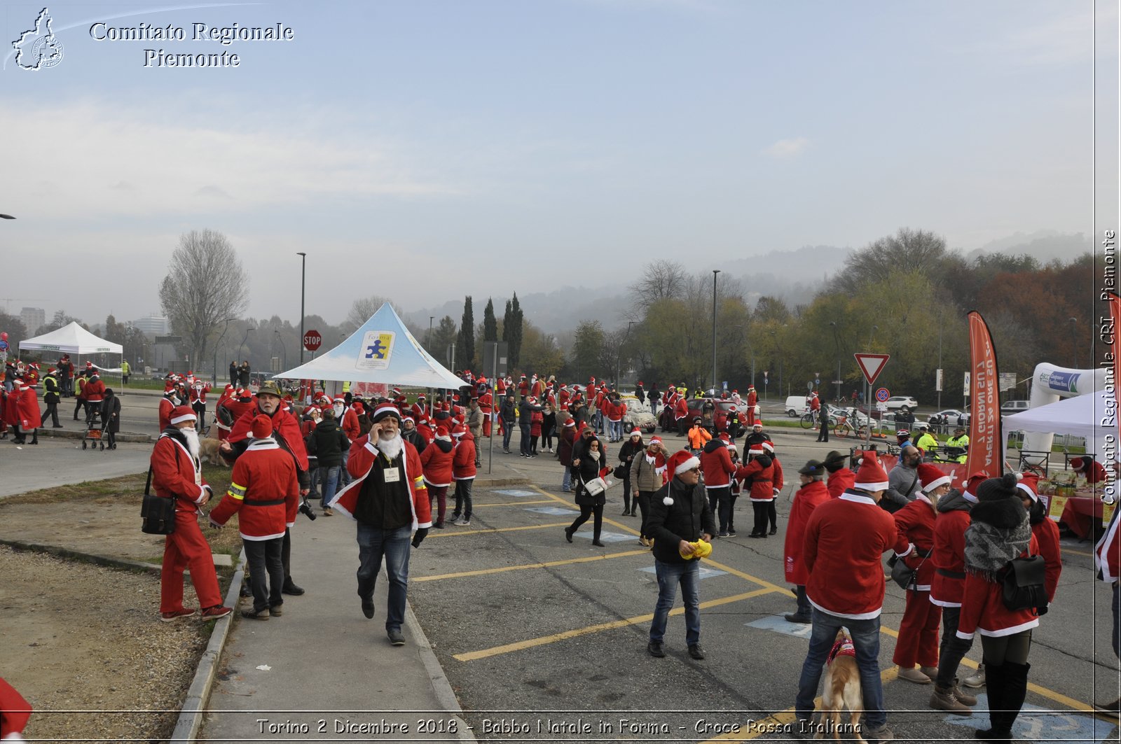 Torino 2 Dicembre 2018 - Babbo Natale in Forma - Croce Rossa Italiana- Comitato Regionale del Piemonte