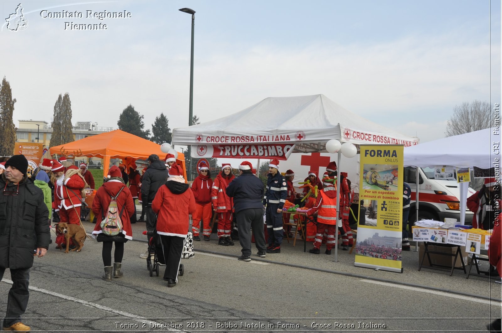 Torino 2 Dicembre 2018 - Babbo Natale in Forma - Croce Rossa Italiana- Comitato Regionale del Piemonte