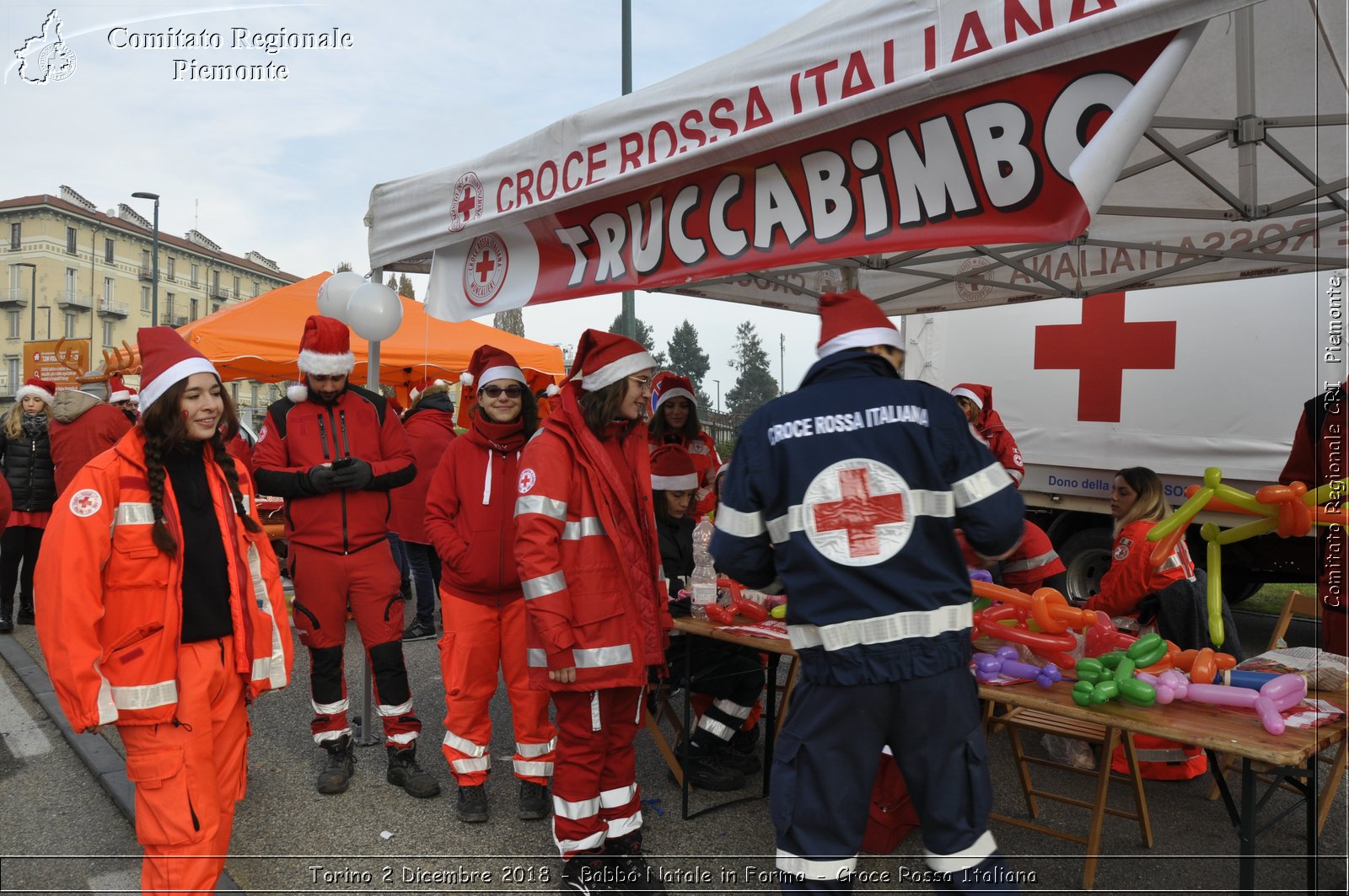 Torino 2 Dicembre 2018 - Babbo Natale in Forma - Croce Rossa Italiana- Comitato Regionale del Piemonte