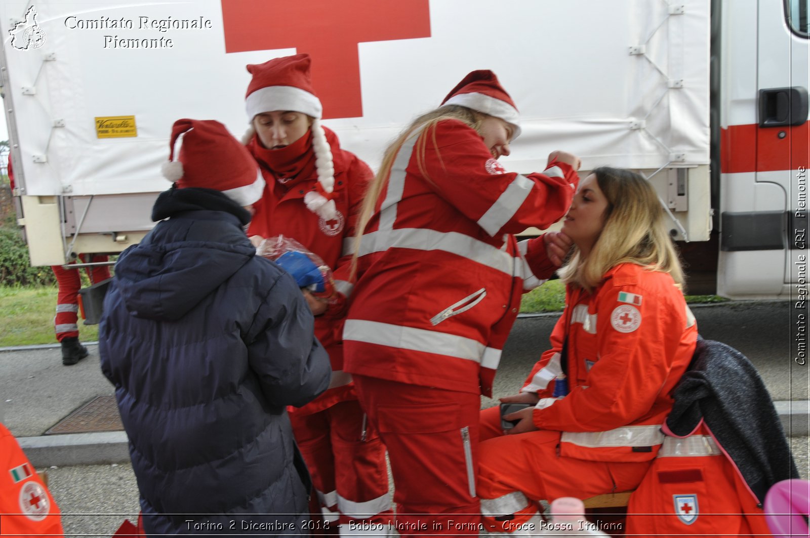 Torino 2 Dicembre 2018 - Babbo Natale in Forma - Croce Rossa Italiana- Comitato Regionale del Piemonte