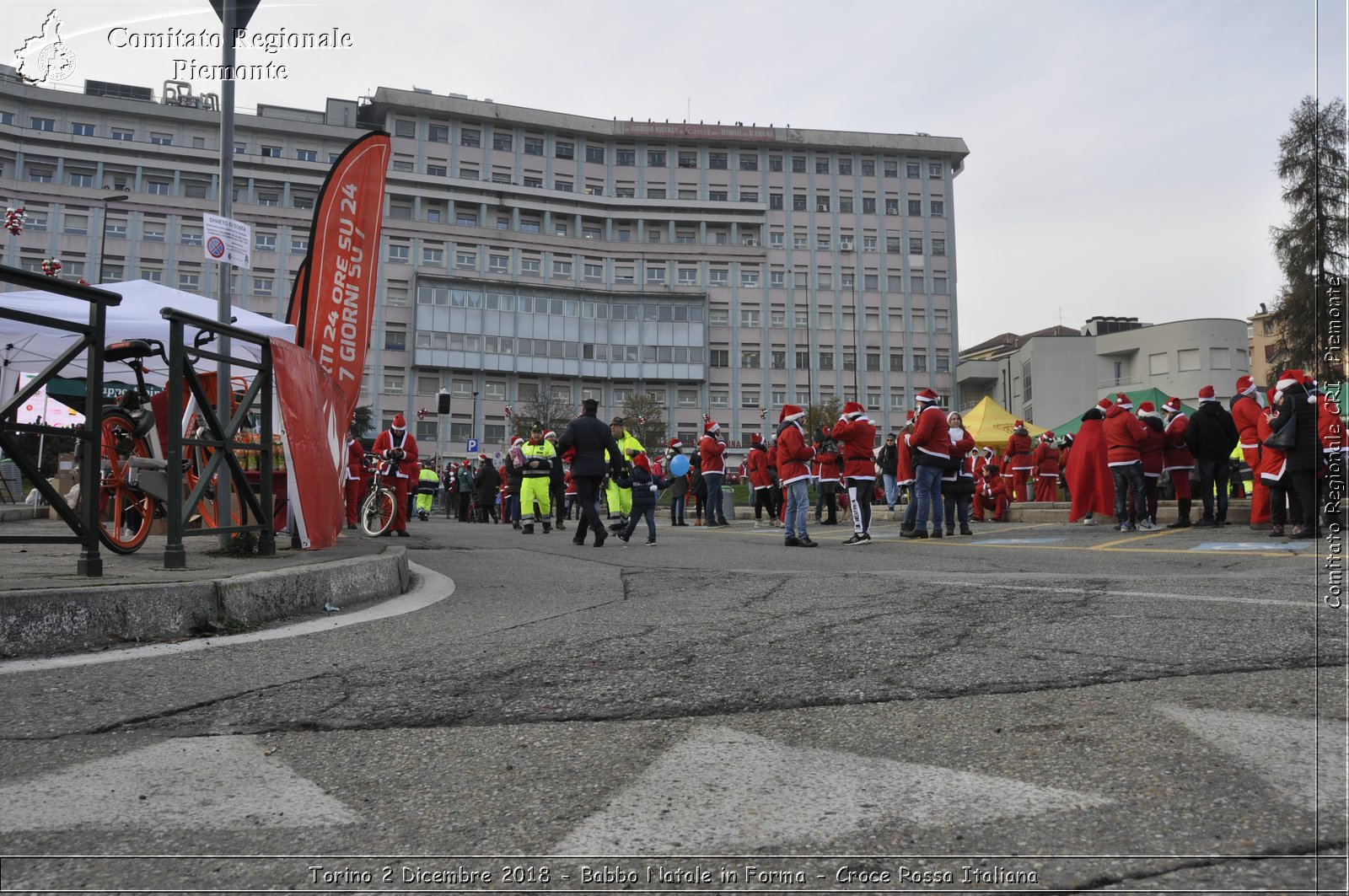 Torino 2 Dicembre 2018 - Babbo Natale in Forma - Croce Rossa Italiana- Comitato Regionale del Piemonte