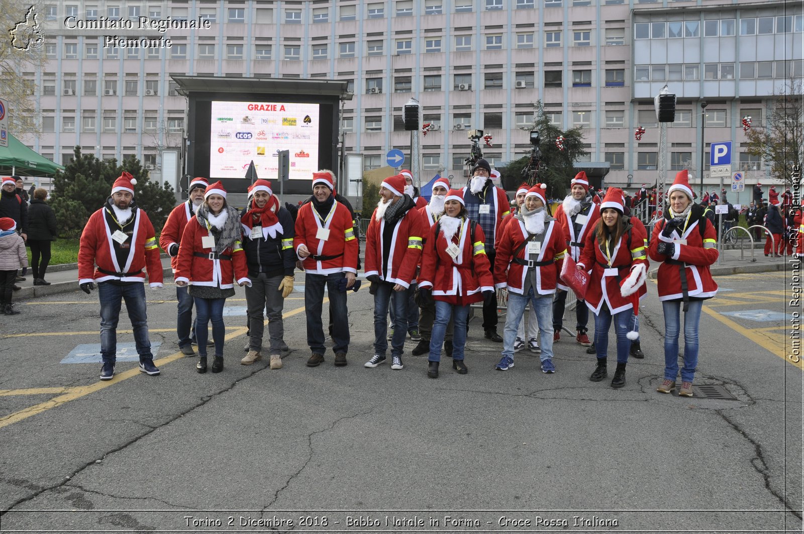 Torino 2 Dicembre 2018 - Babbo Natale in Forma - Croce Rossa Italiana- Comitato Regionale del Piemonte